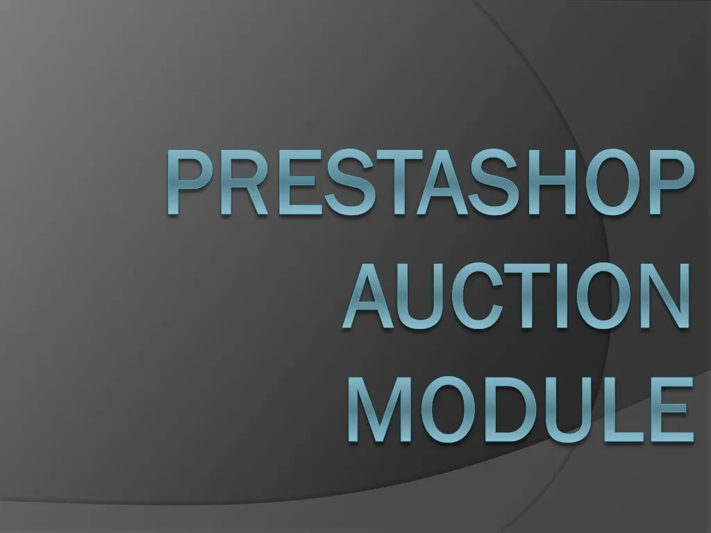 prestashop auction module n.