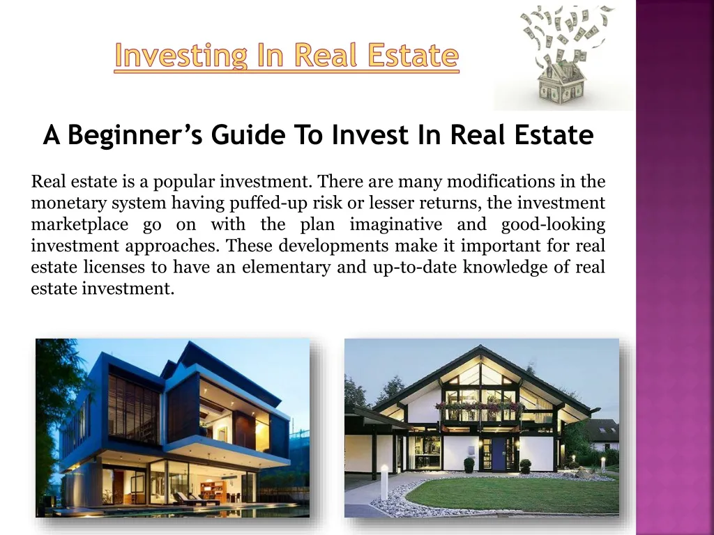 investing in real estate n.