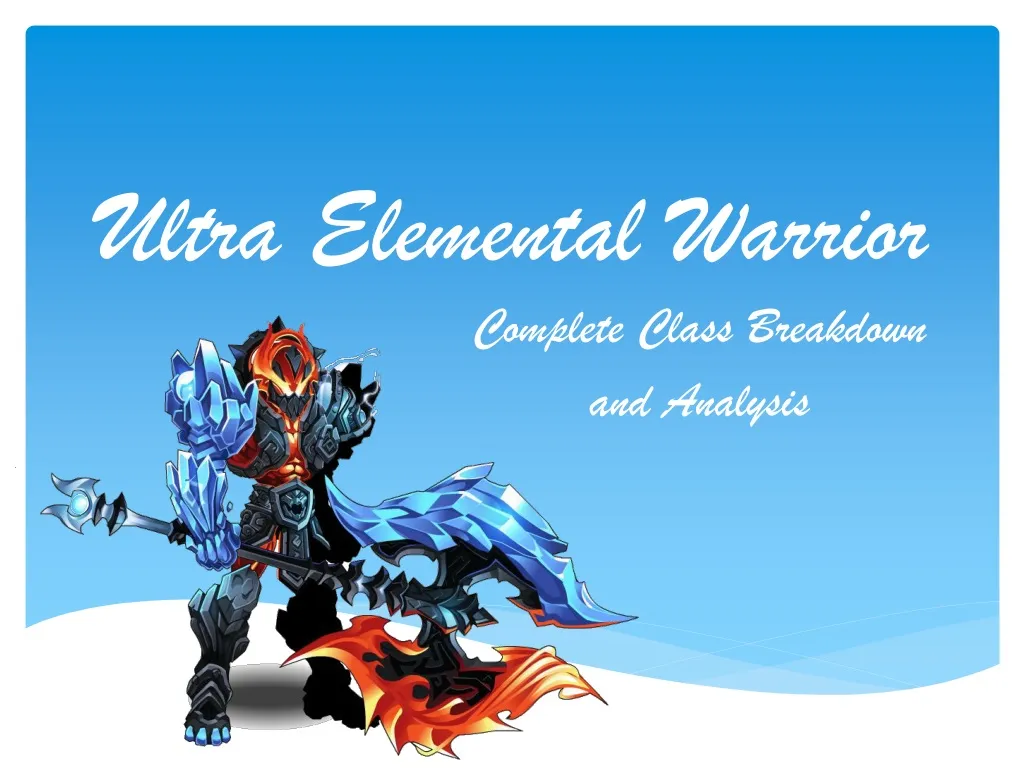 ultra elemental warrior n.