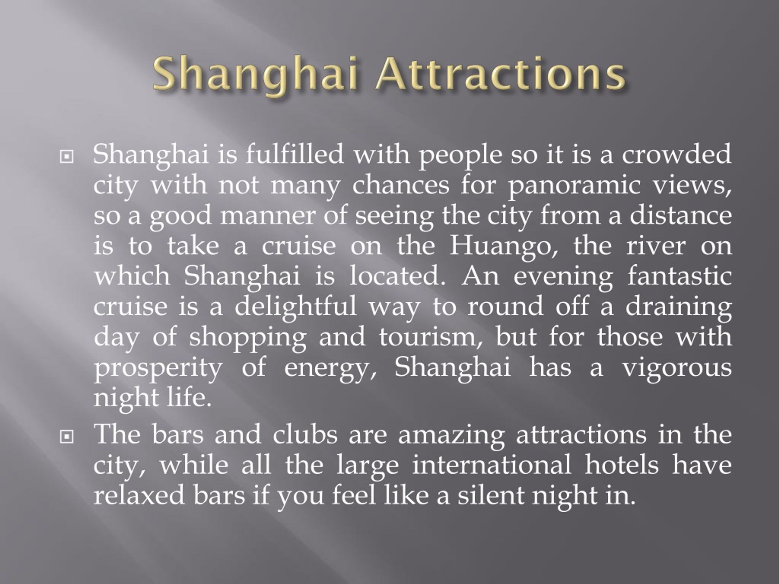 travel writing on shanghai