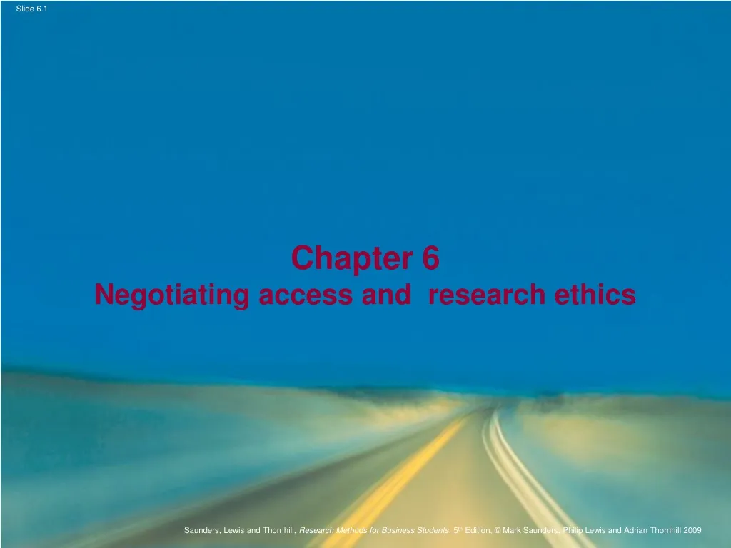 chapter 6 negotiating access and research ethics n.