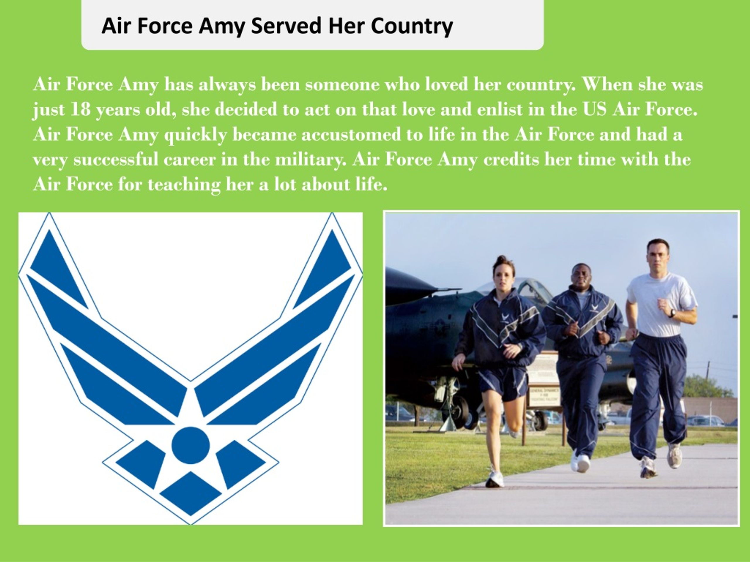 Old amy force is how air Used Military