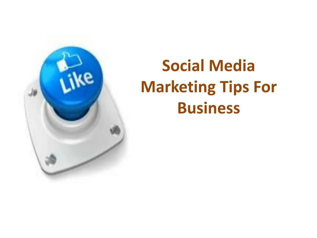 social media marketing tips for business n.