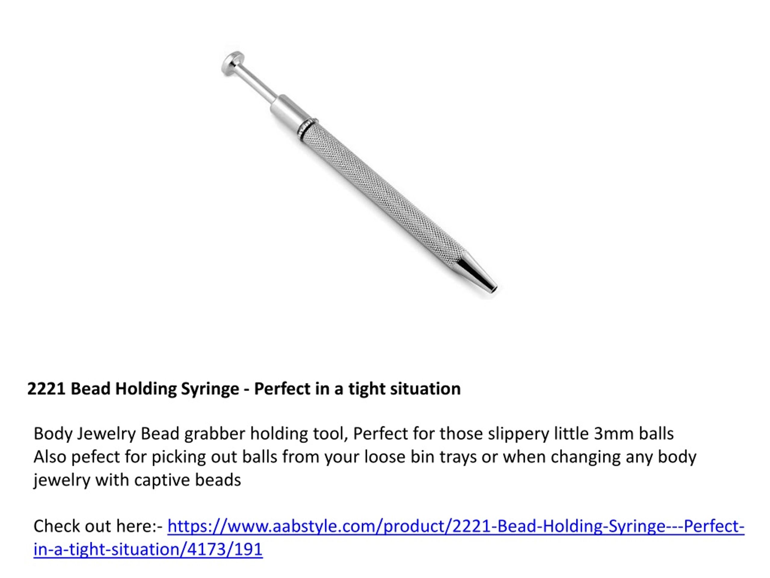 Body Jewelry Bead GRABBER HOLDING TOOL