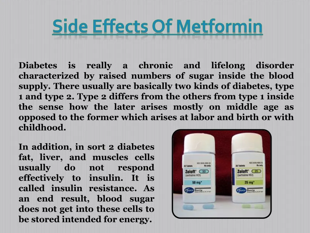 side effects of metformin n.