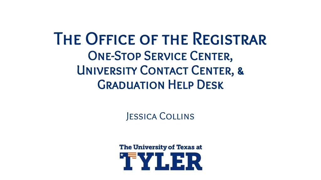 the office of the registrar one stop service center university contact center graduation help desk n.