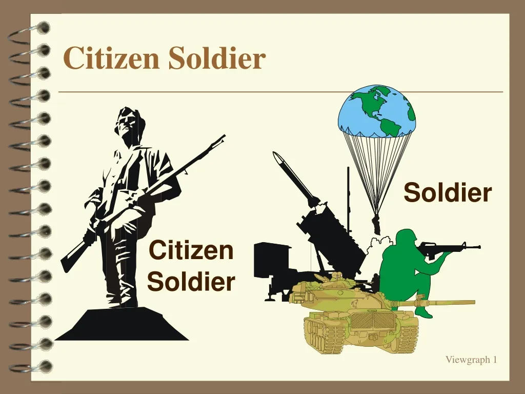 citizen soldier n.