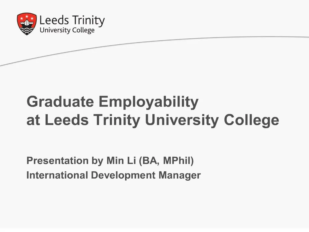 PPT graduate employability at leeds trinity university college