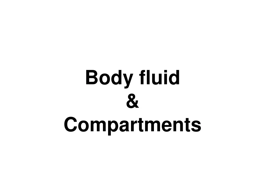 body fluid compartments images body fluid compartments images