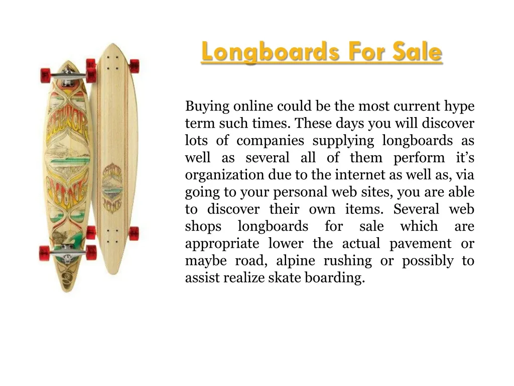 longboards for sale n.