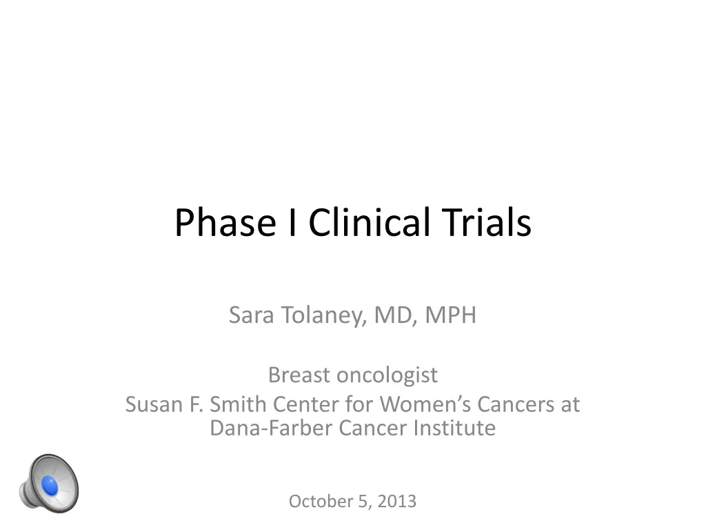 phase i clinical trials n.