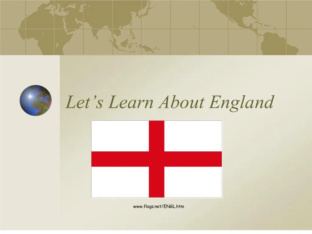 PPT - let s learn about england PowerPoint Presentation, free download ...