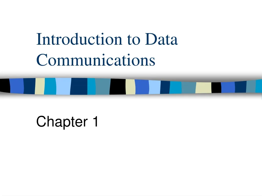 introduction to data communications n.