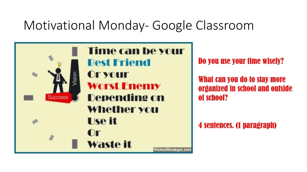 motivational monday google classroom n.