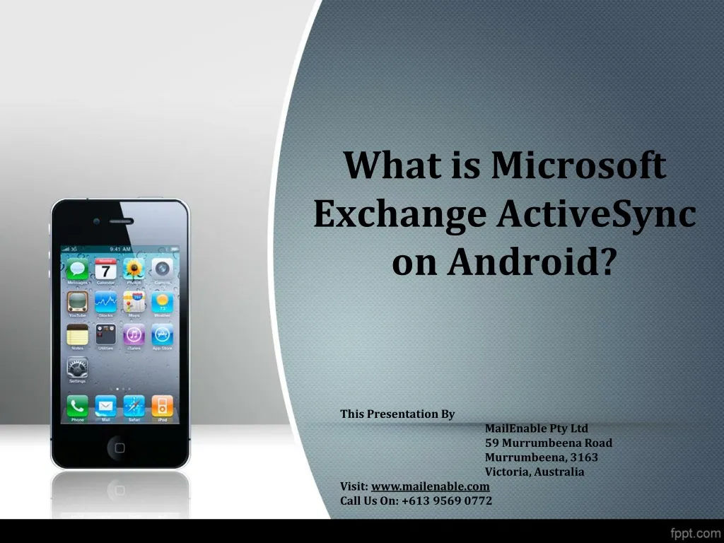 ppt-what-is-microsoft-exchange-activesync-on-android-powerpoint