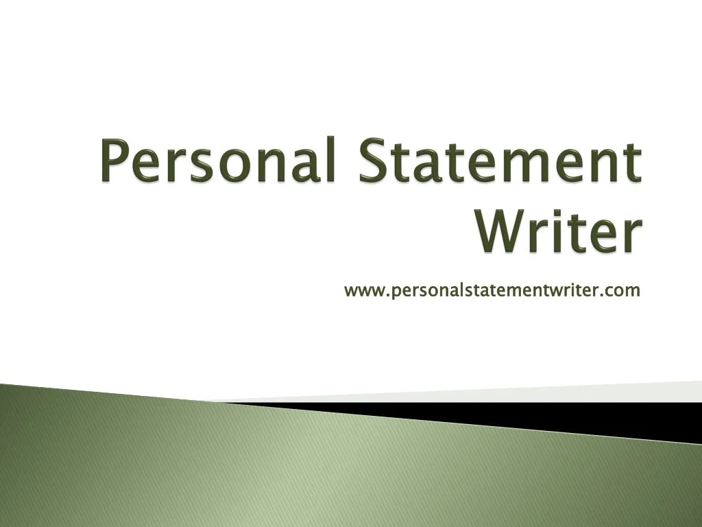 personal statement writer online free