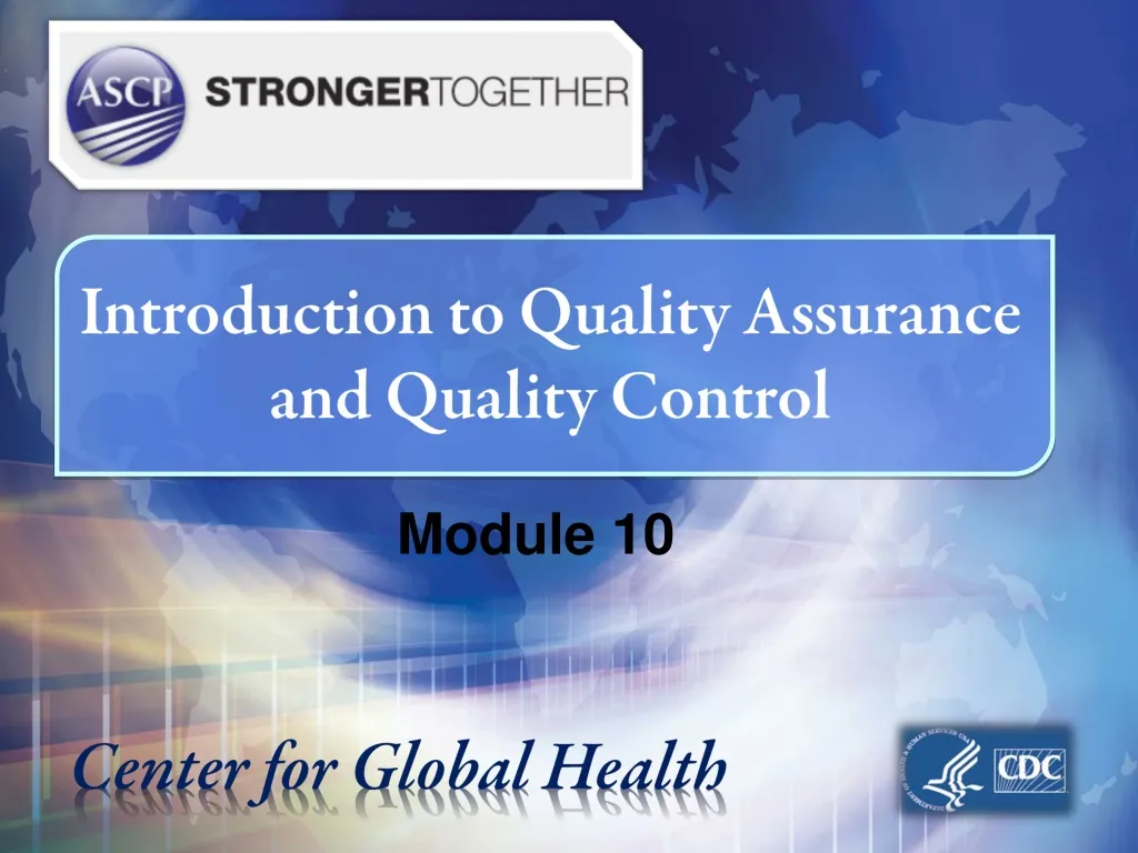 introduction to quality assurance and quality control n.