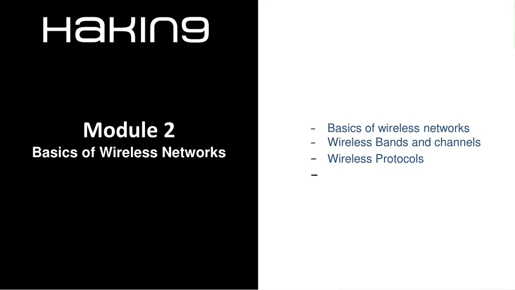 module 2 basics of wireless networks n.