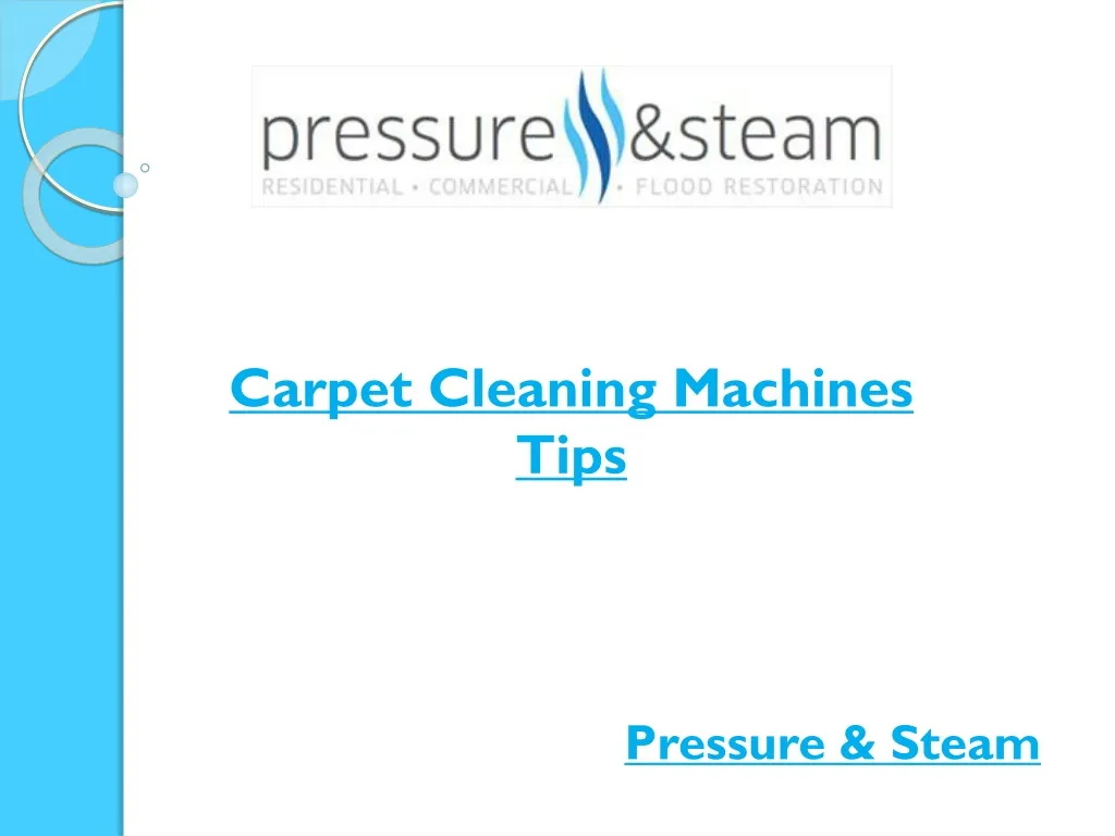 carpet cleaning machines tips n.