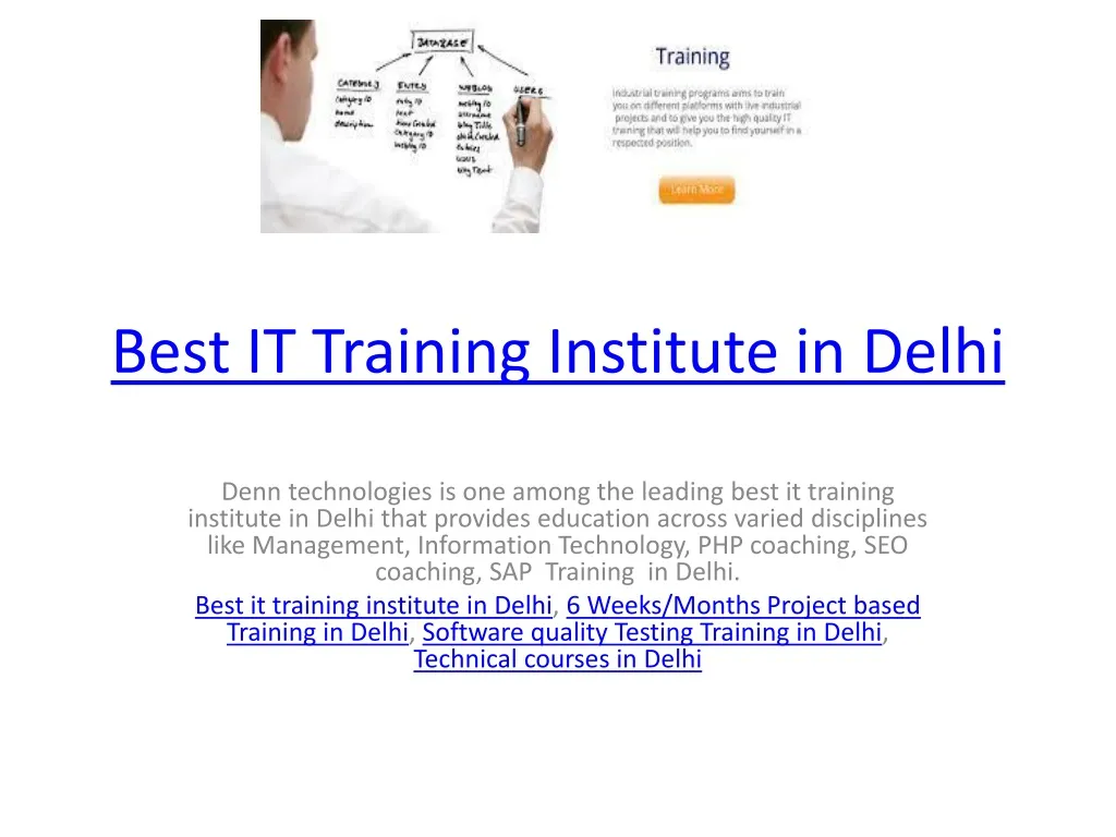 best it training institute in delhi n.