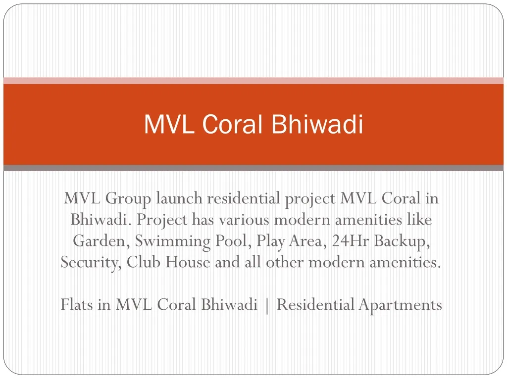 mvl coral bhiwadi n.