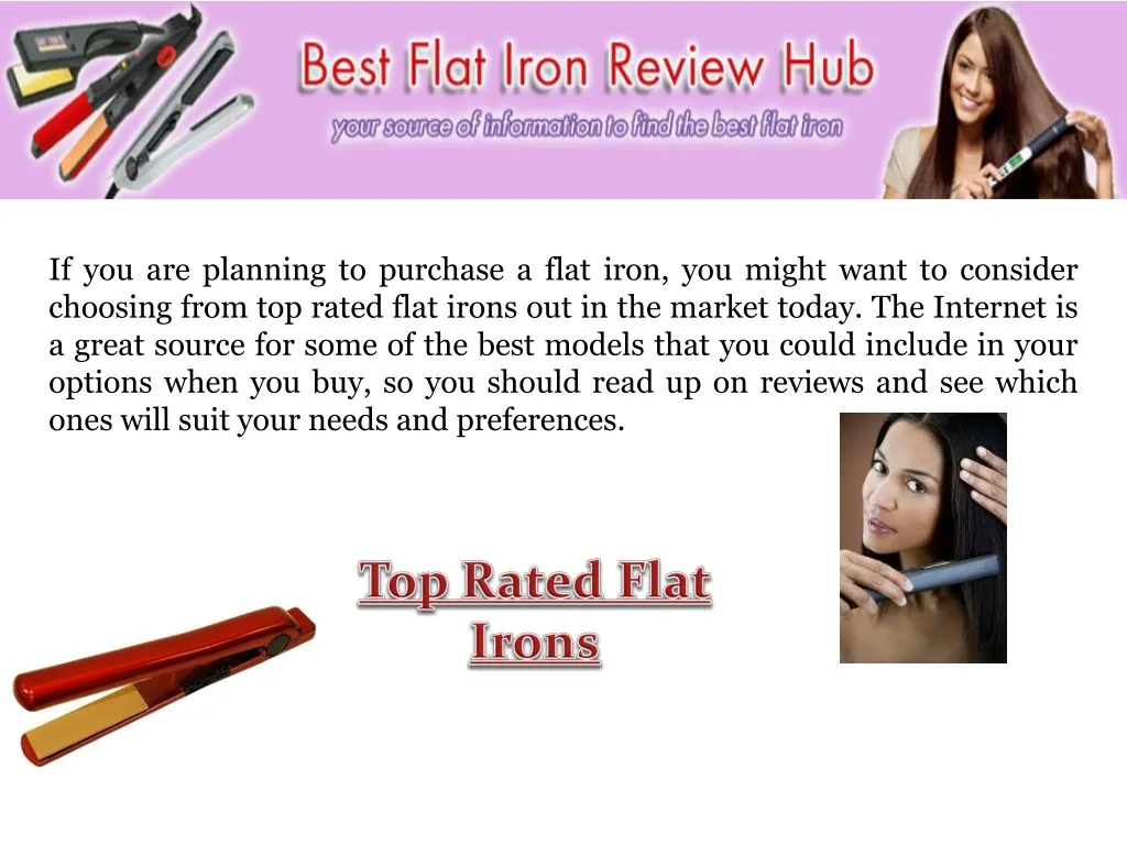 if you are planning to purchase a flat iron n.