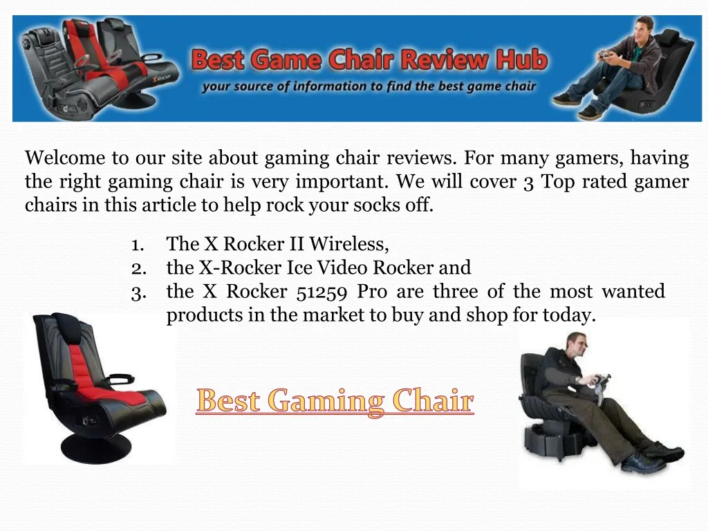 welcome to our site about gaming chair reviews n.