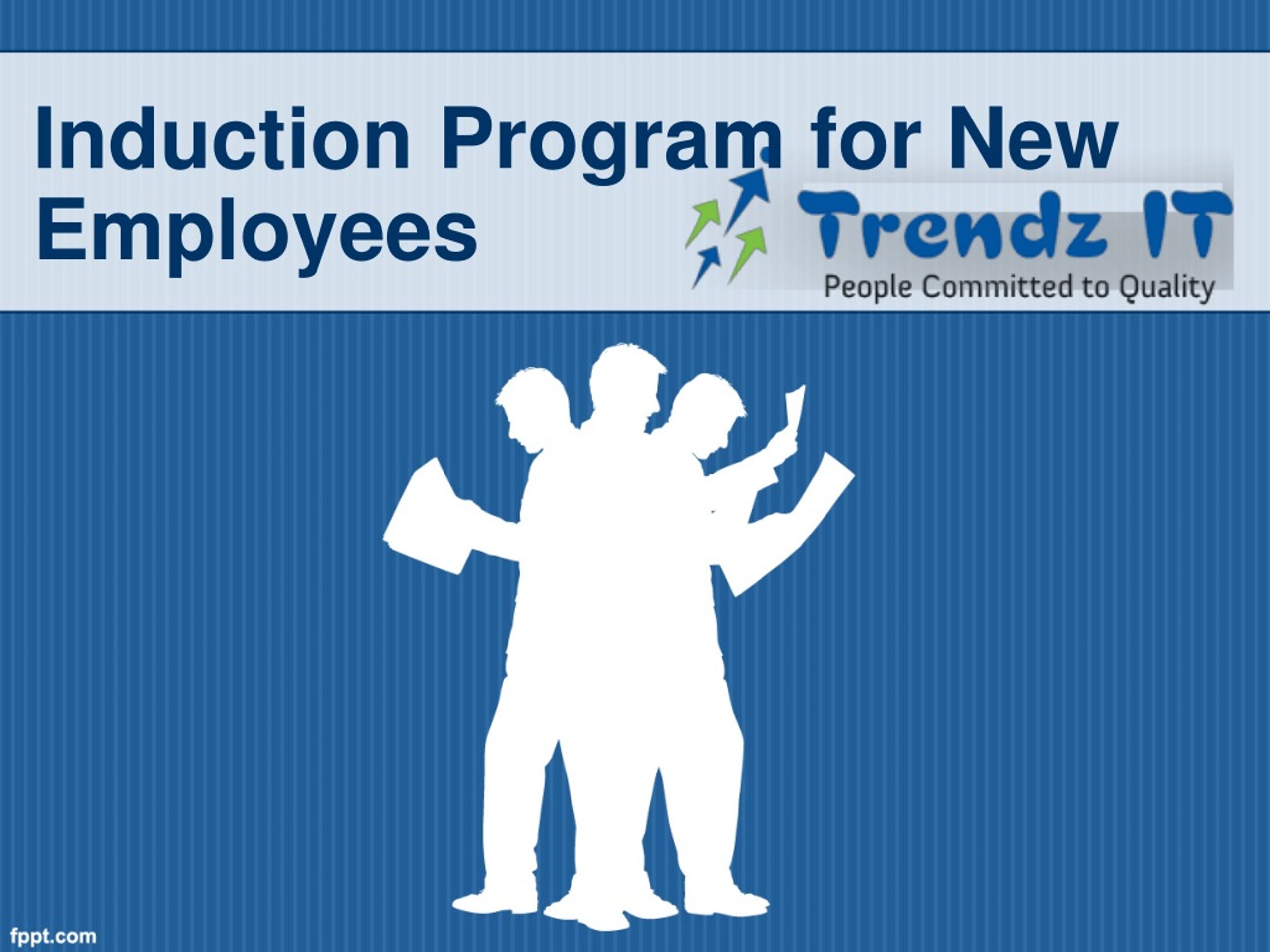 finance induction presentation for new employees
