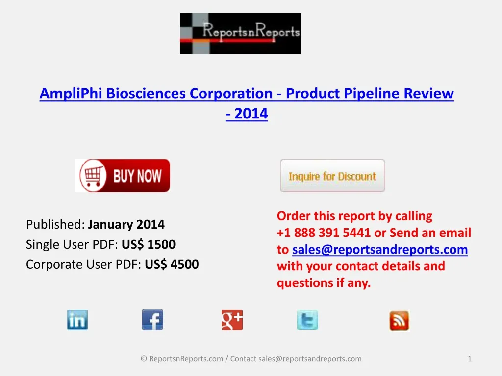 ampliphi biosciences corporation product pipeline review 2014 n.