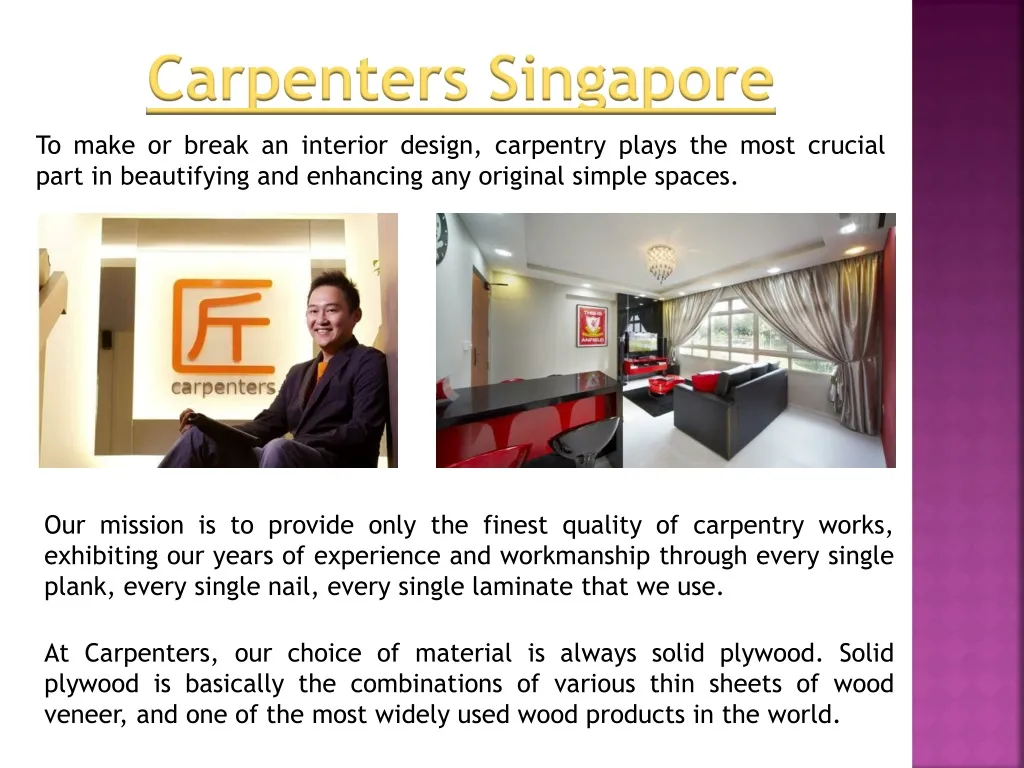 carpenters singapore n.
