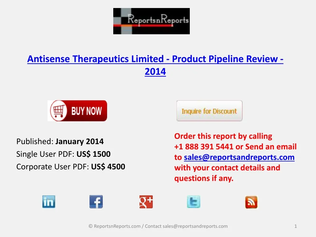antisense therapeutics limited product pipeline review 2014 n.