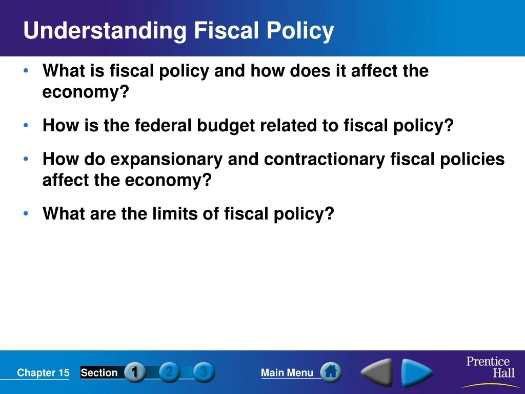 understanding fiscal policy n.
