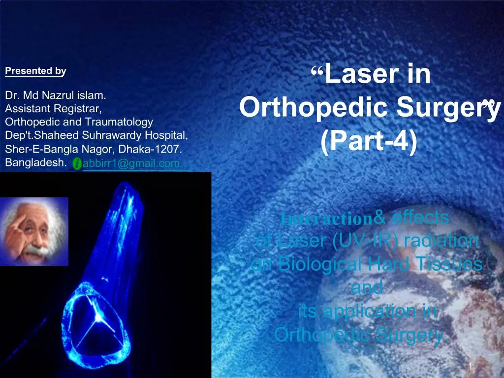 PPT Laser in Orthopedic Surgery Part4 Interaction effects of Laser