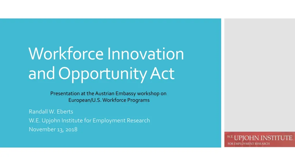 workforce innovation and opportunity act n.