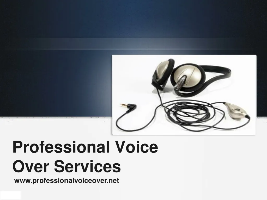 voice overs for powerpoint presentation