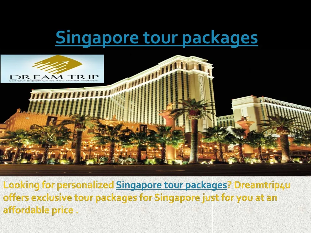 singapore tour packages n.
