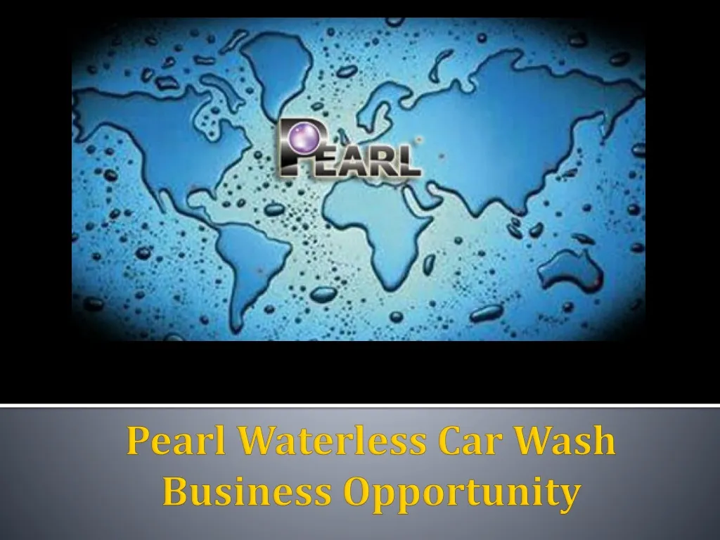 pearl waterless car wash business opportunity n.