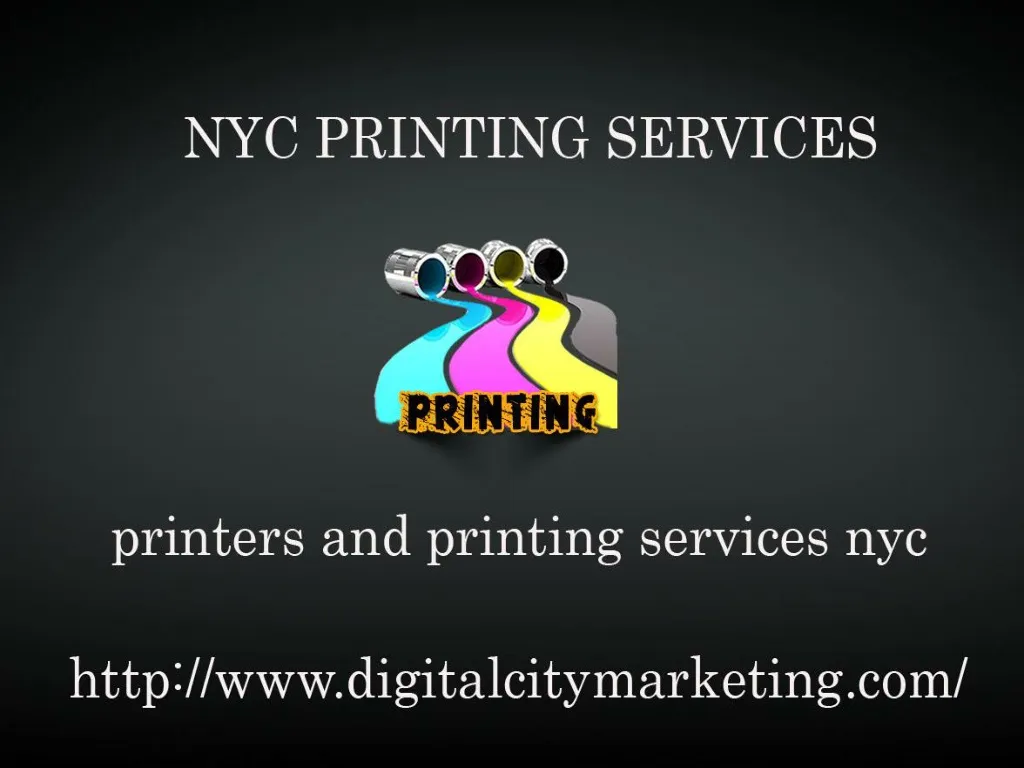 PPT NYC Printing services PowerPoint Presentation, free download ID1457377