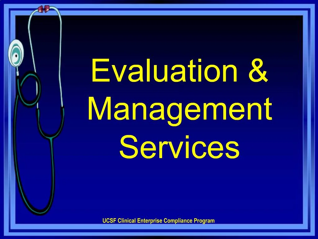 PPT - Evaluation Management Services PowerPoint Presentation, Free ...