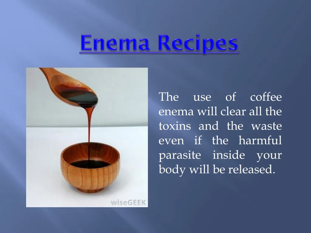 PPT Coffee Enema Kit PowerPoint Presentation, free download ID1458480
