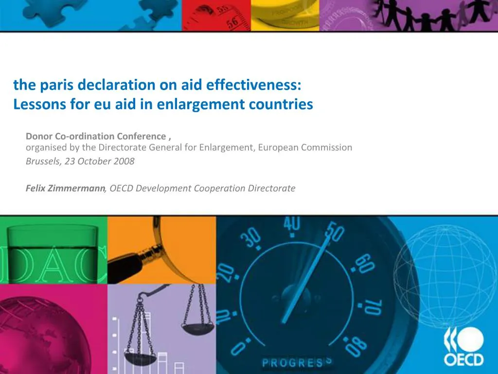 PPT - The paris declaration on aid effectiveness: Lessons for eu aid in ...