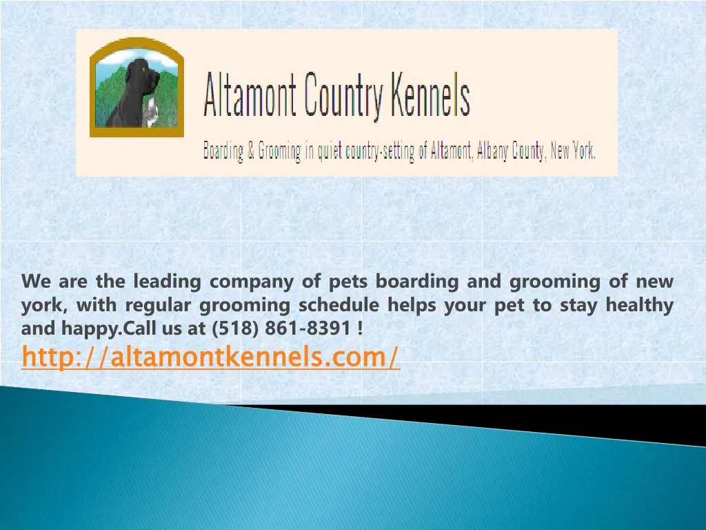 we are the leading company of pets boarding n.