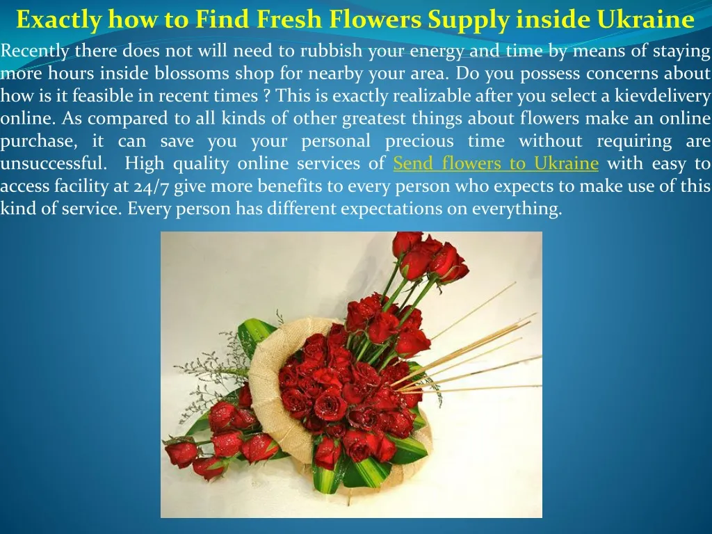 exactly how to find fresh flowers supply inside n.