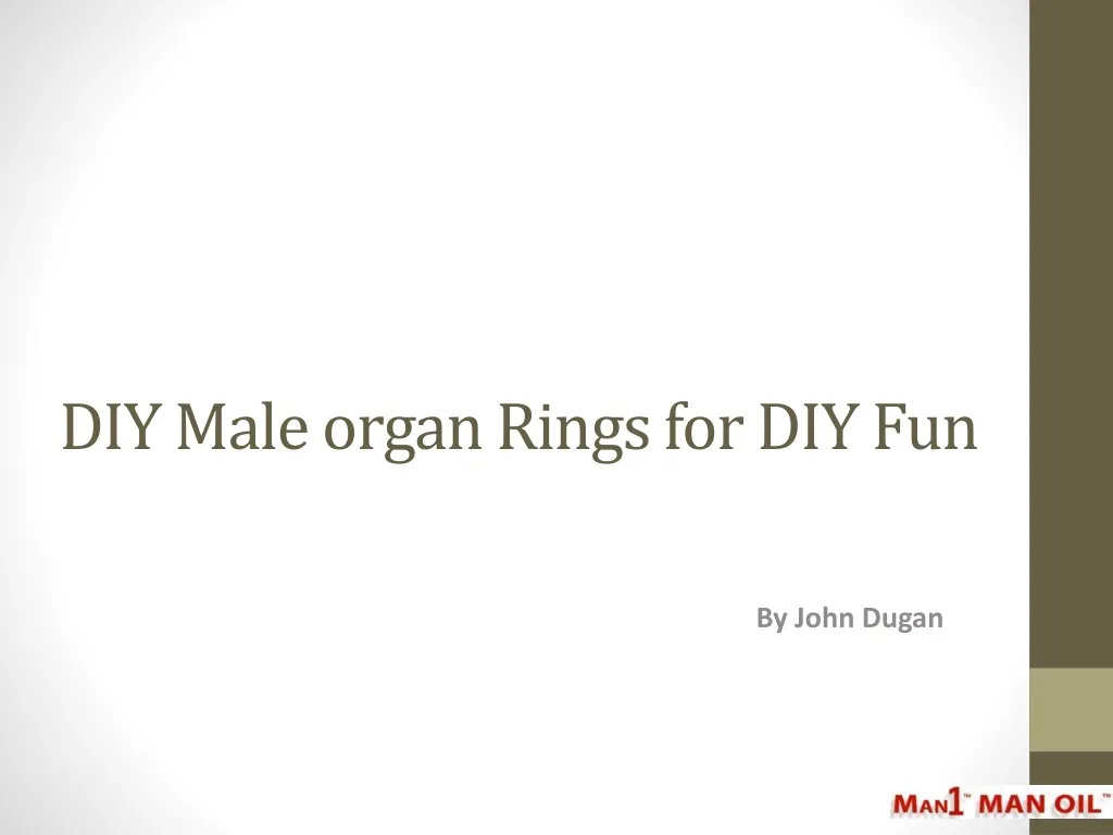 diy male organ rings for diy fun n.
