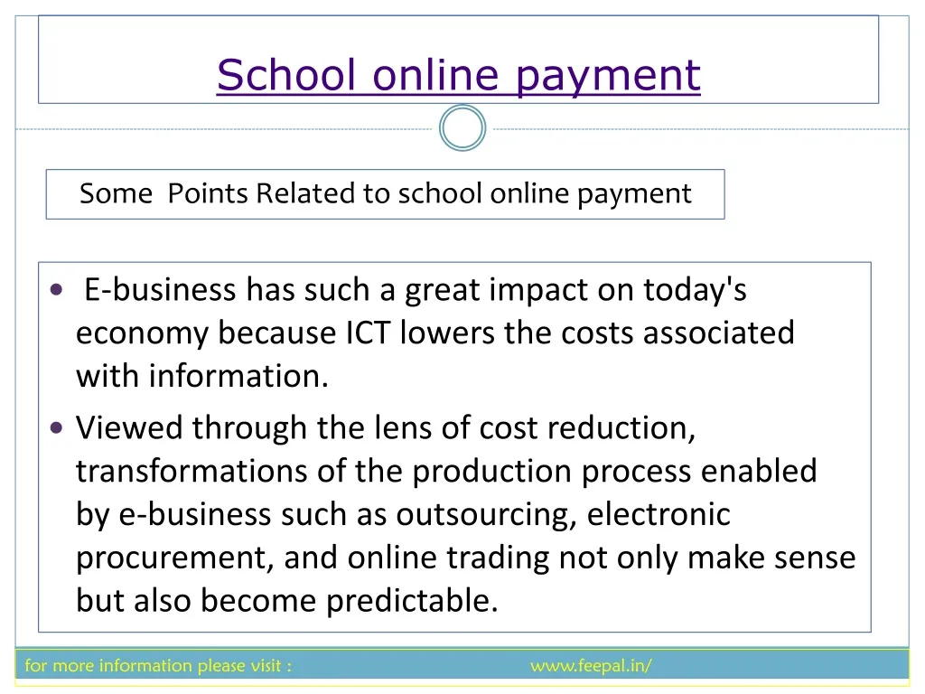 school online payment n.