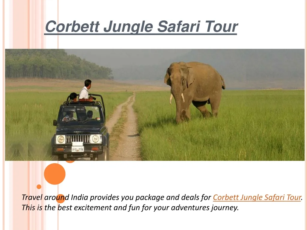 corbett jungle safari tour n.