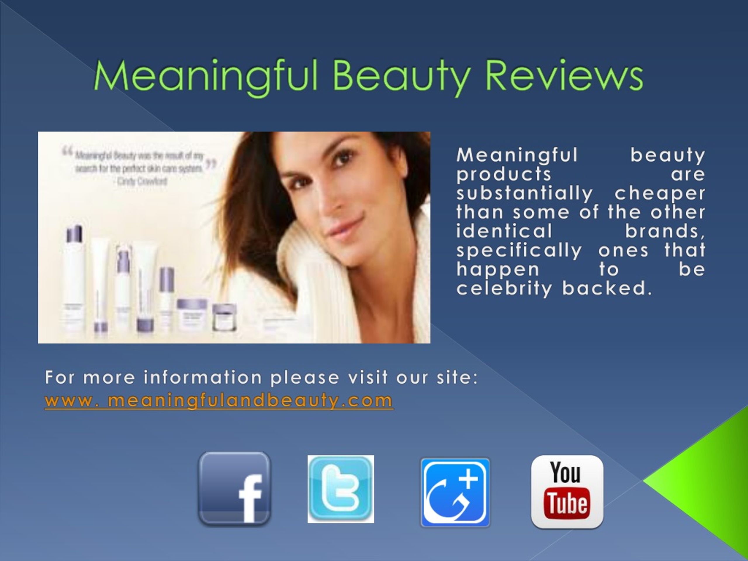 PPT - Meaningful Beauty Products PowerPoint Presentation, free download 