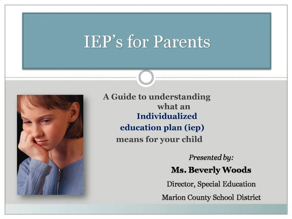 iep presentation for parents