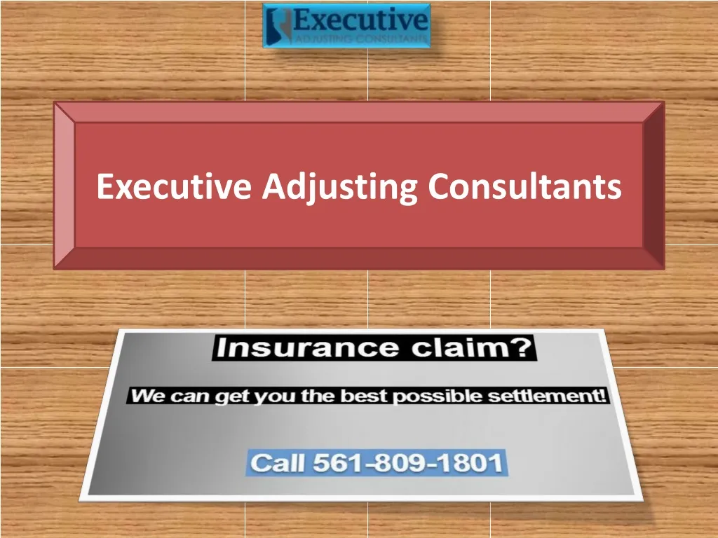 executive adjusting consultants n.