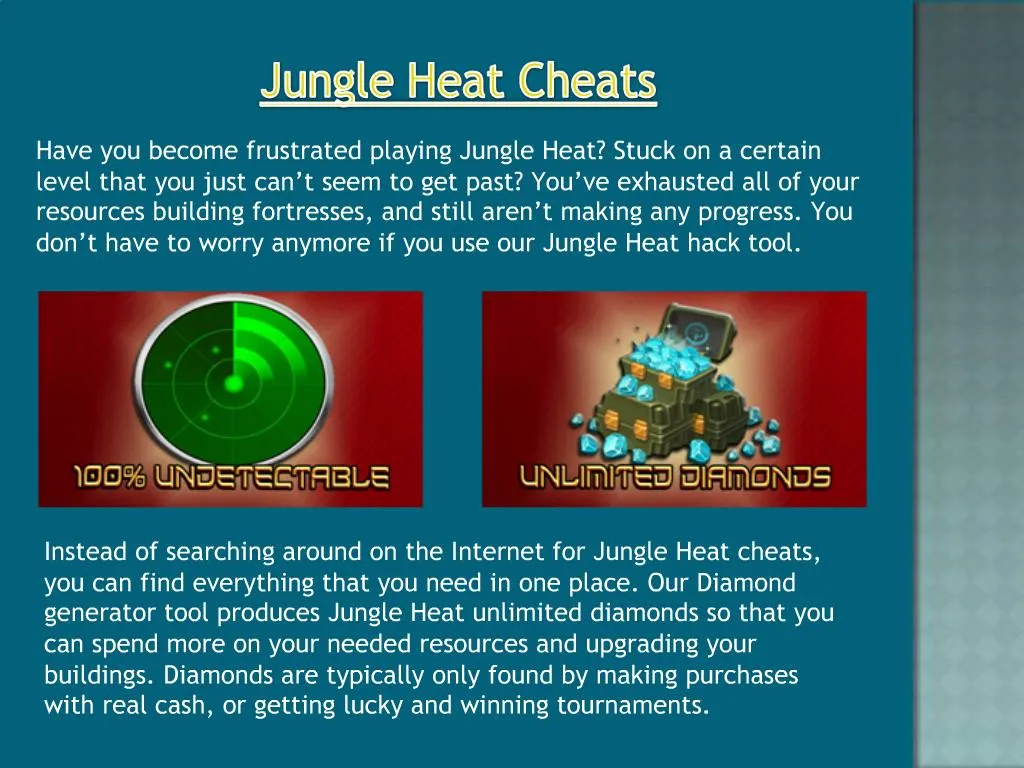 free jungle heat cheats